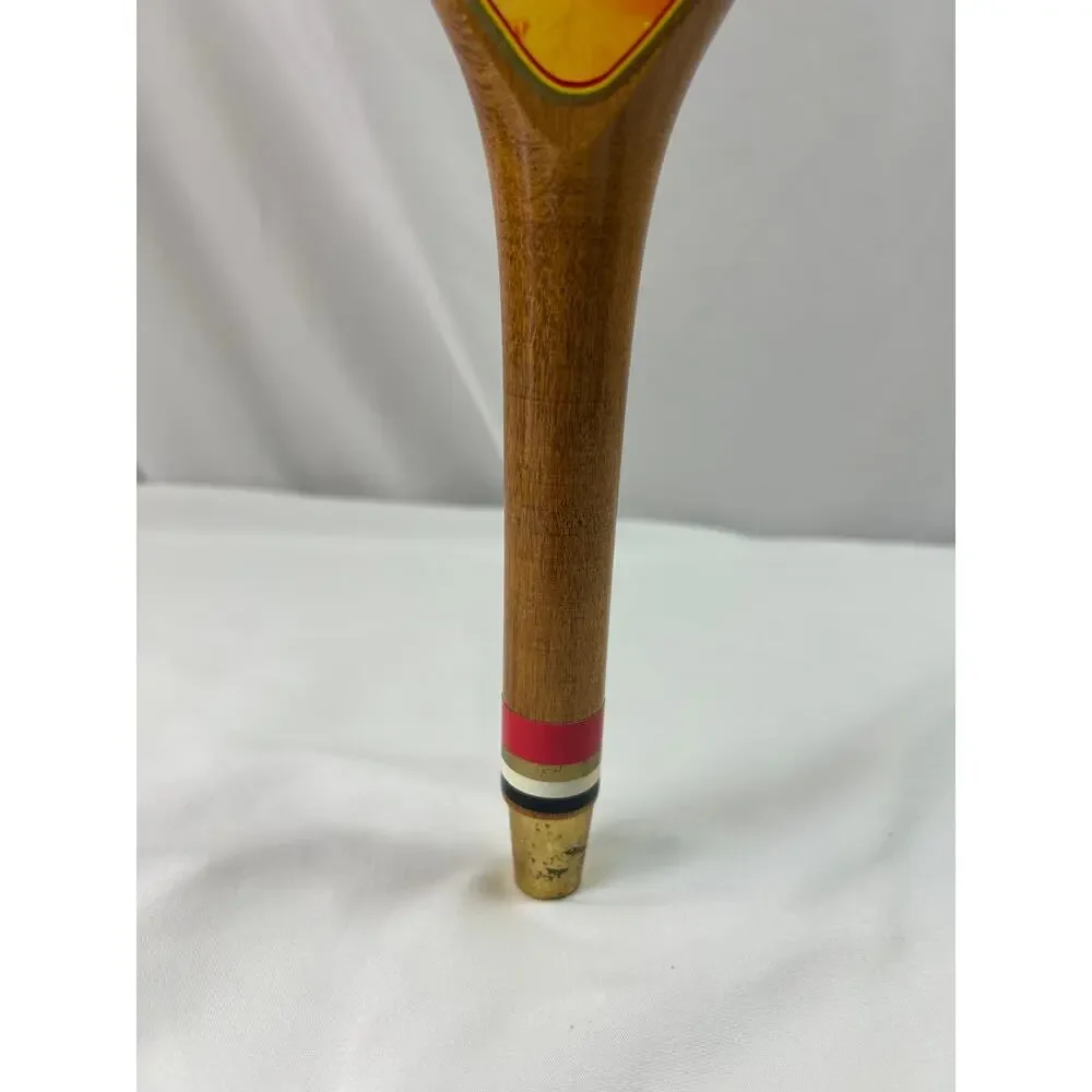 Leinenkugels Autumn Gold Lager Wood Beer Tap Handle Vintage Wisconsin Breweriana